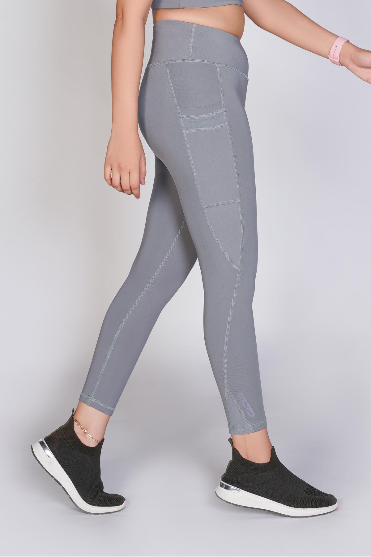 Vital Seamless Crop Legging - Grey