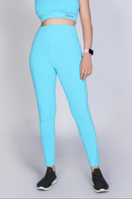 Vital Seamless Crop Legging - Blue