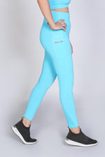 Vital Seamless Crop Legging - Blue