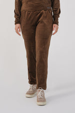Ribbed velvet Trouser - Brown