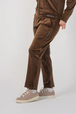 Ribbed velvet Trouser - Brown
