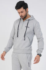 Crest Hoodie - Heather Grey