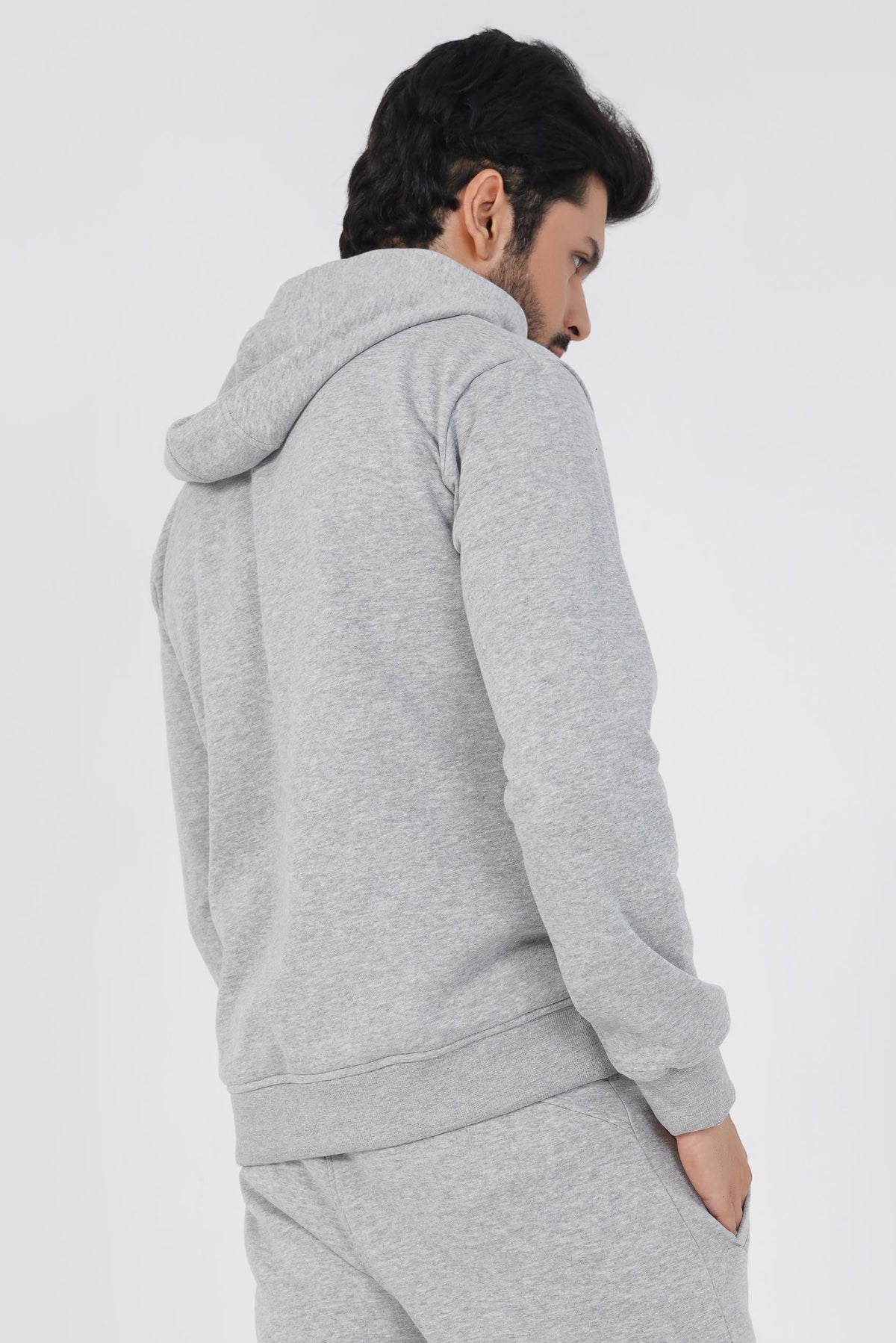 Crest Hoodie - Heather Grey