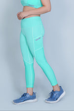 Classic Vent Leggings - Blue