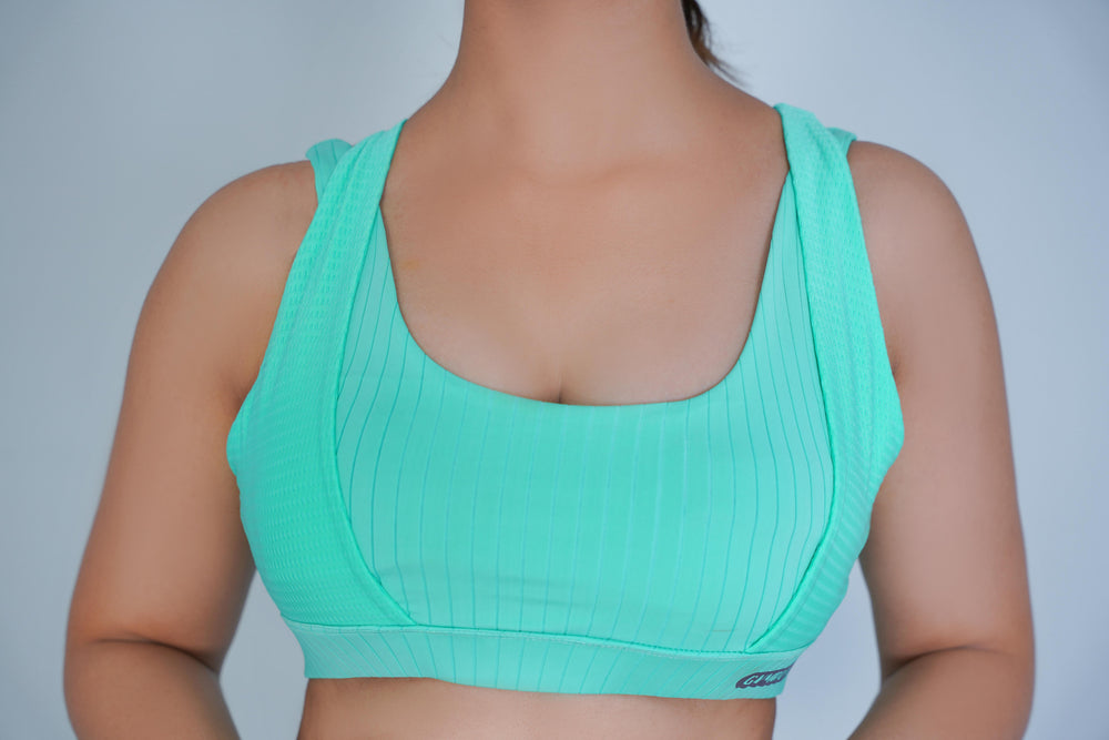 Classic Vent Set  - Blue (Sports Bra + Legging)