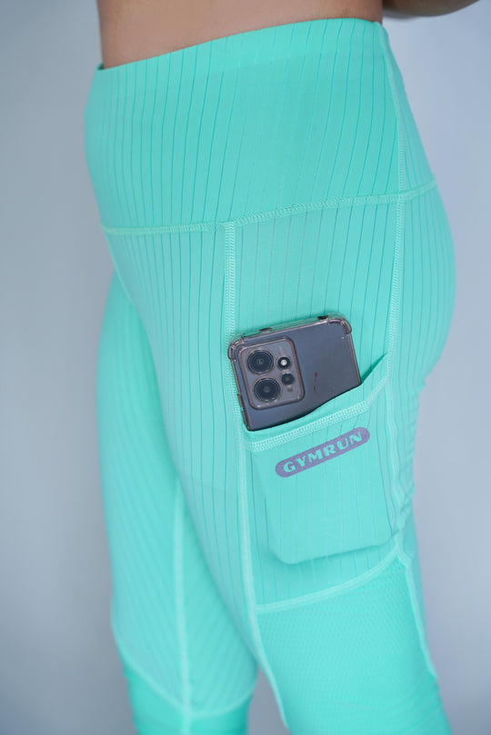 Classic Vent Set  - Blue (Sports Bra + Legging)