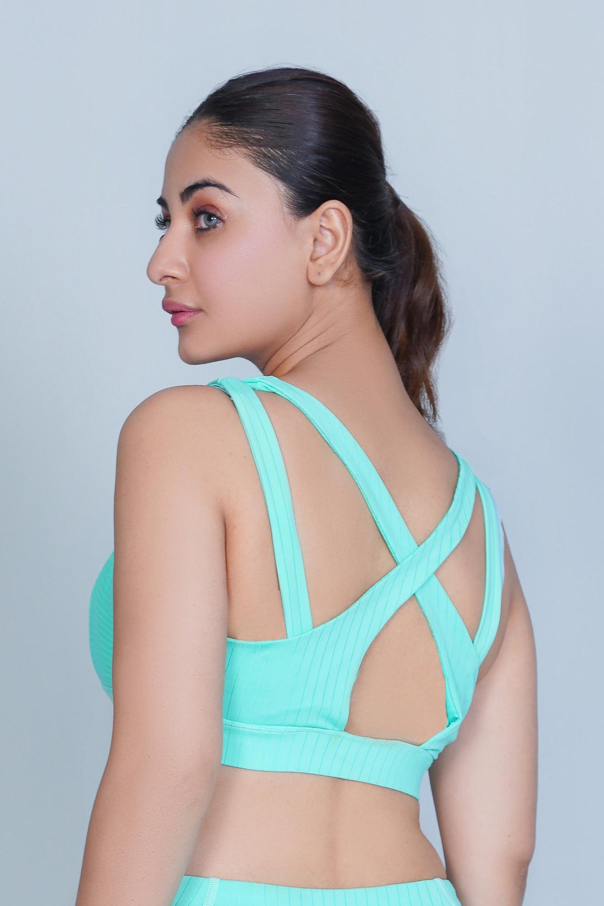 Classic Vent Set- Blue (Sports Bra + Legging)