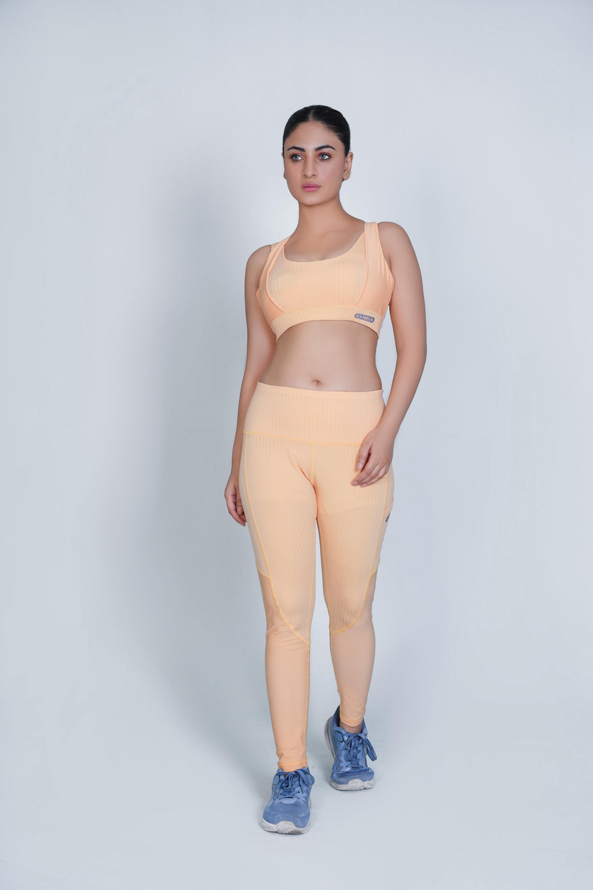 Classic Vent Set- Orange (Sports Bra + Legging)