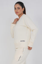 Supreme Round Neck Sweat Shirt - Off White