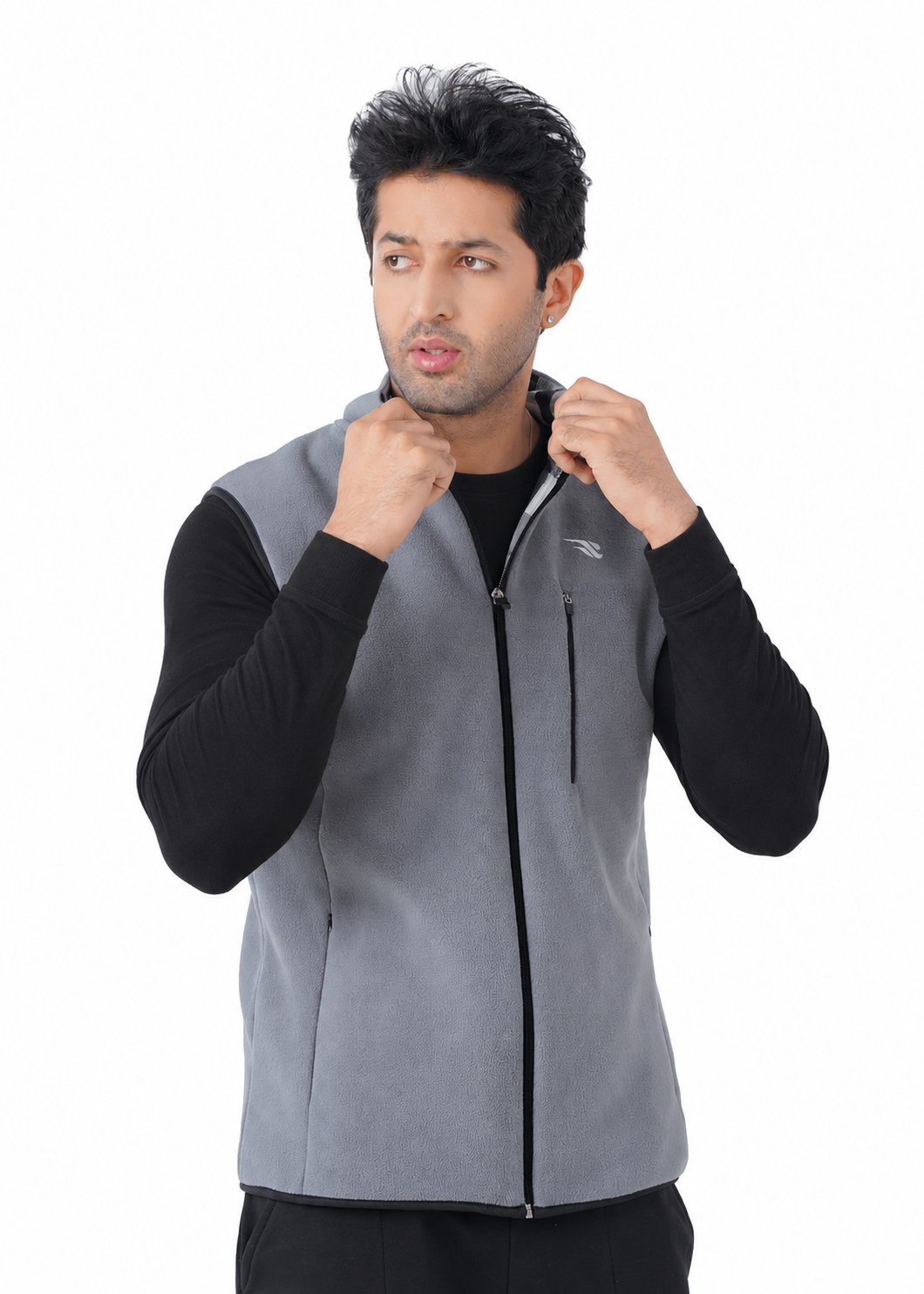 Comfy Polar Vest - Grey GYMRUN Activewear