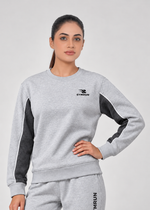 Stride Edge Sweatshirt - Heather Grey/Charcoal