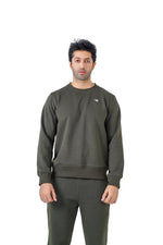 Lounge Ease Fleece Pullover - Olive