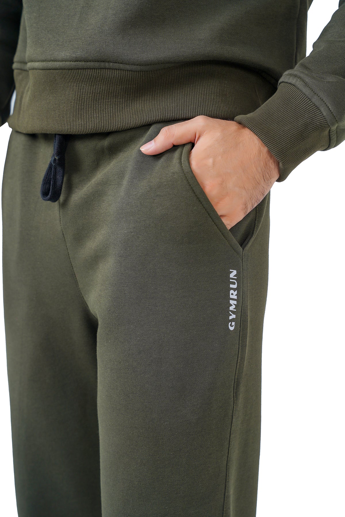 Lounge Ease Fleece Joggers - Olive