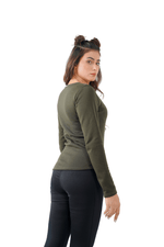 Warm Whisper Shirt - Olive