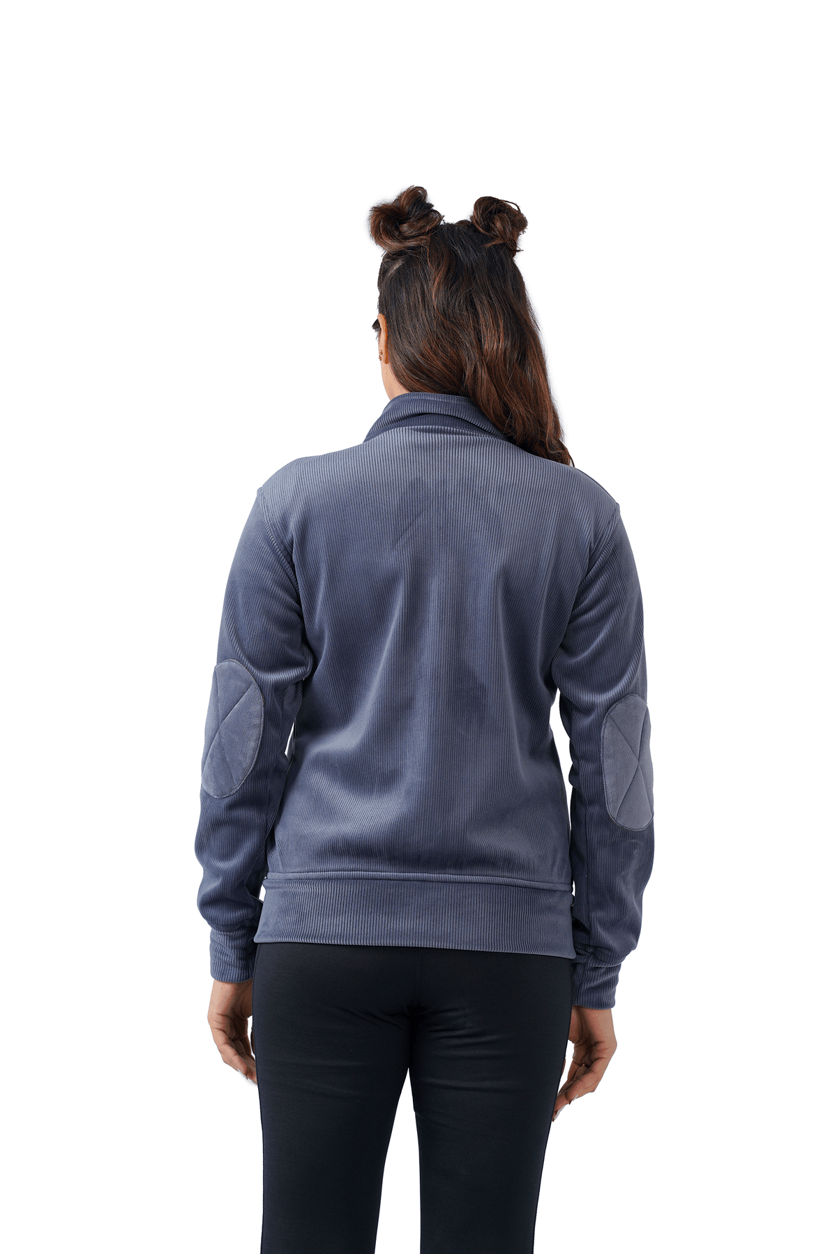 Velvet Ridge Cord Jacket - Grey