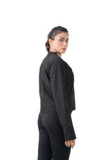 Frost Nest Cropped Jacket - Black