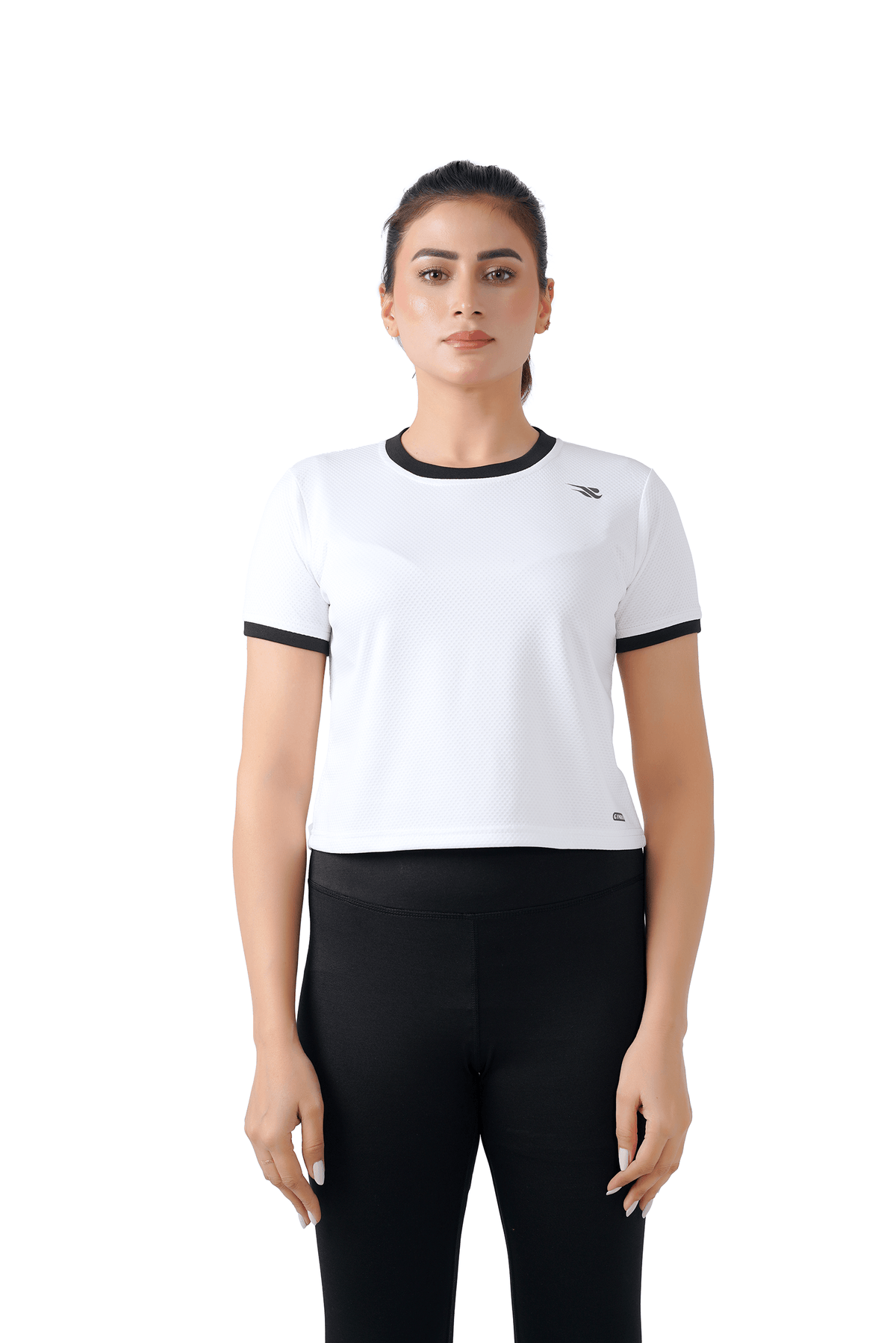 Warm Vibes Crop - White