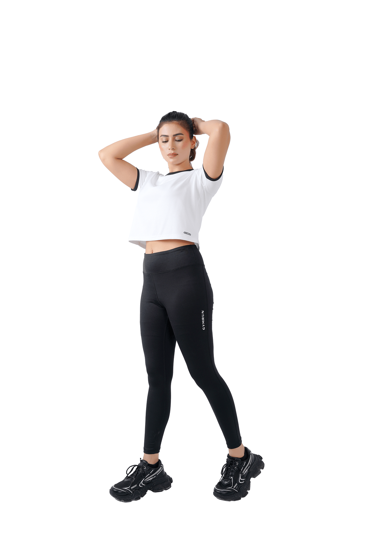 Warm Vibes Crop - White