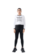 Warm Vibes Full Sleeves Top - White