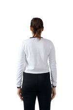 Warm Vibes Full Sleeves Top - White