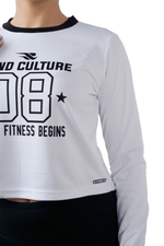 Warm Vibes Full Sleeves Top - White