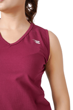 PureEase Tank - Maroon