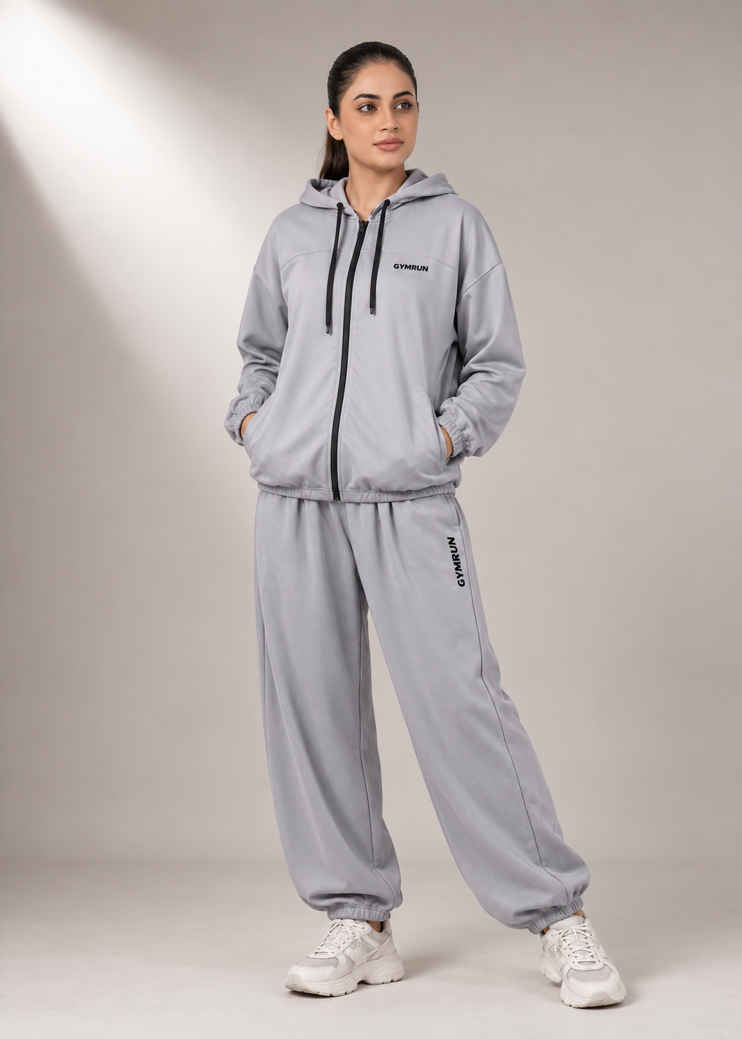 Zero Fit Tracksuit - Grey Gymrun