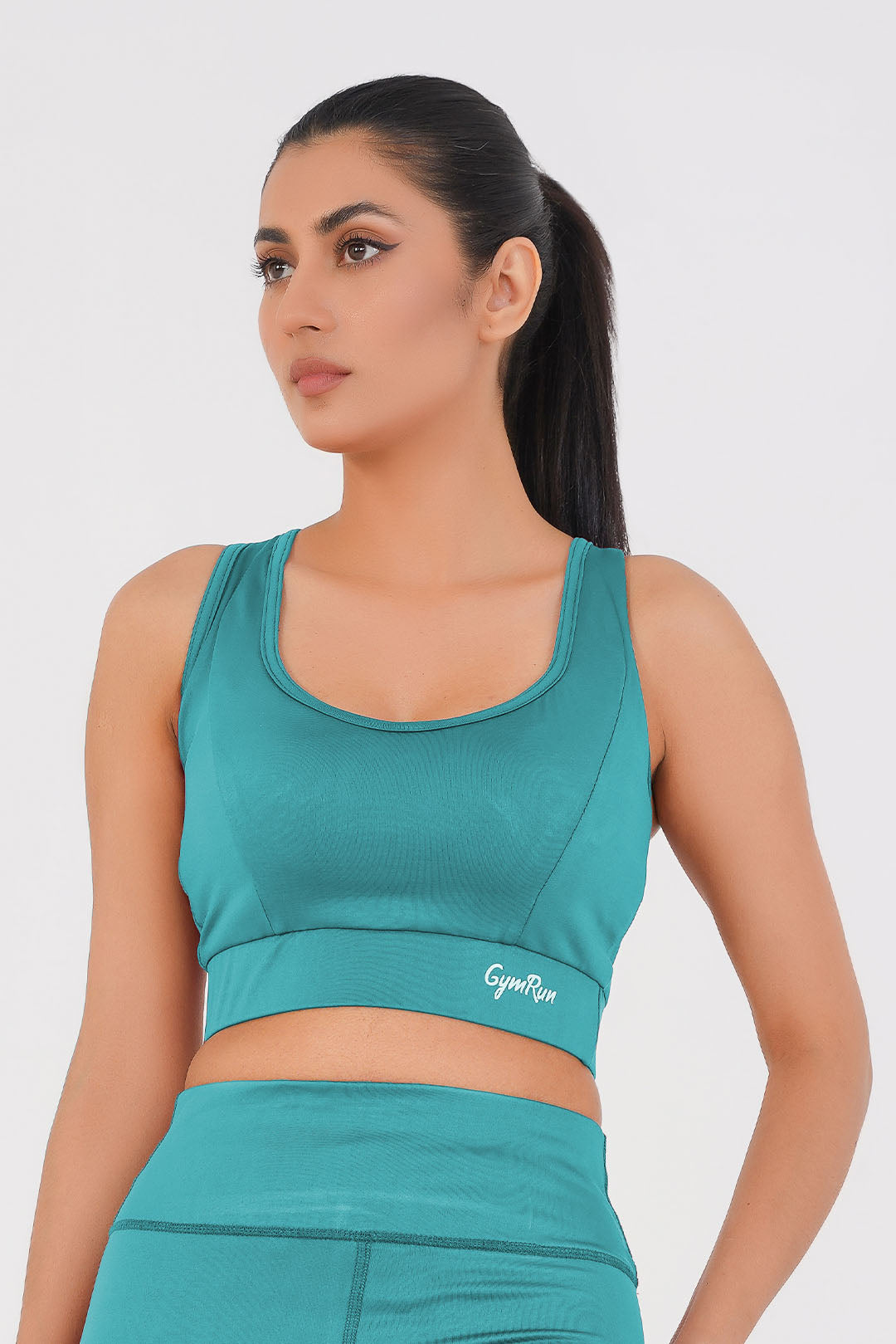 Ladies Basic Performance Sports Bra - Dusky Fern