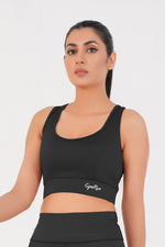 Ladies Basic Performance Sports Bra - Black