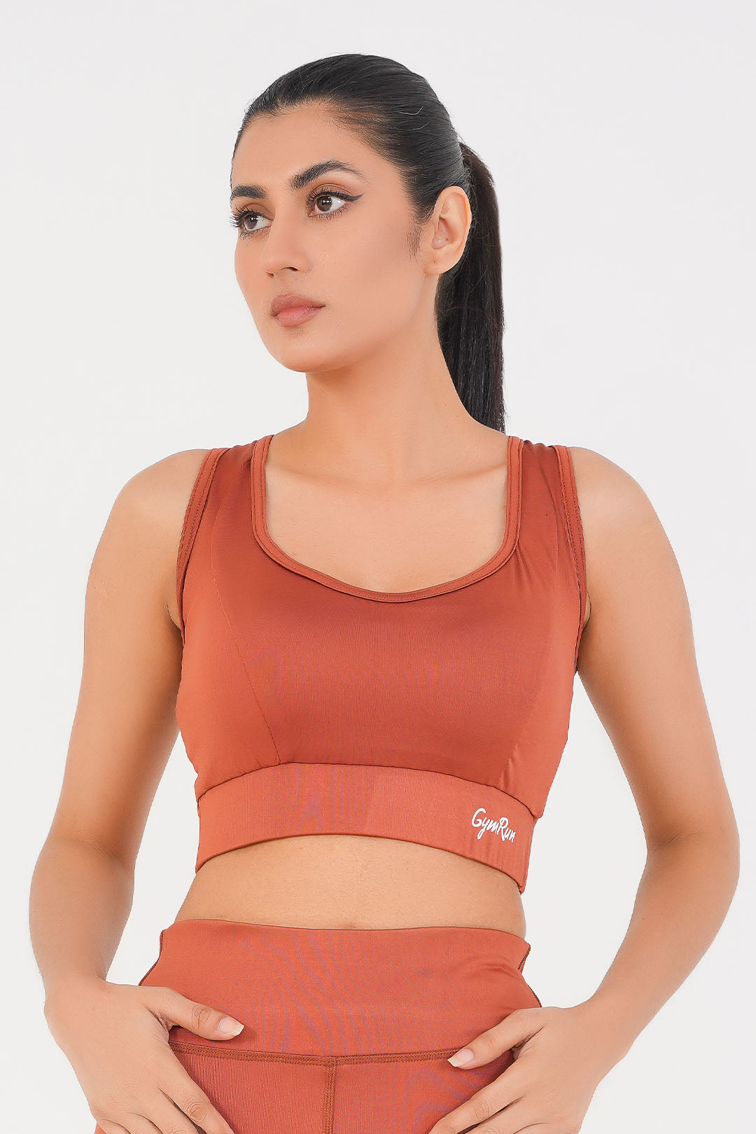 Ladies Basic Performance Sports Bra - Intense Rust