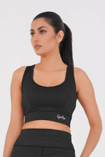 Ladies Basic Performance Sports Bra - Black