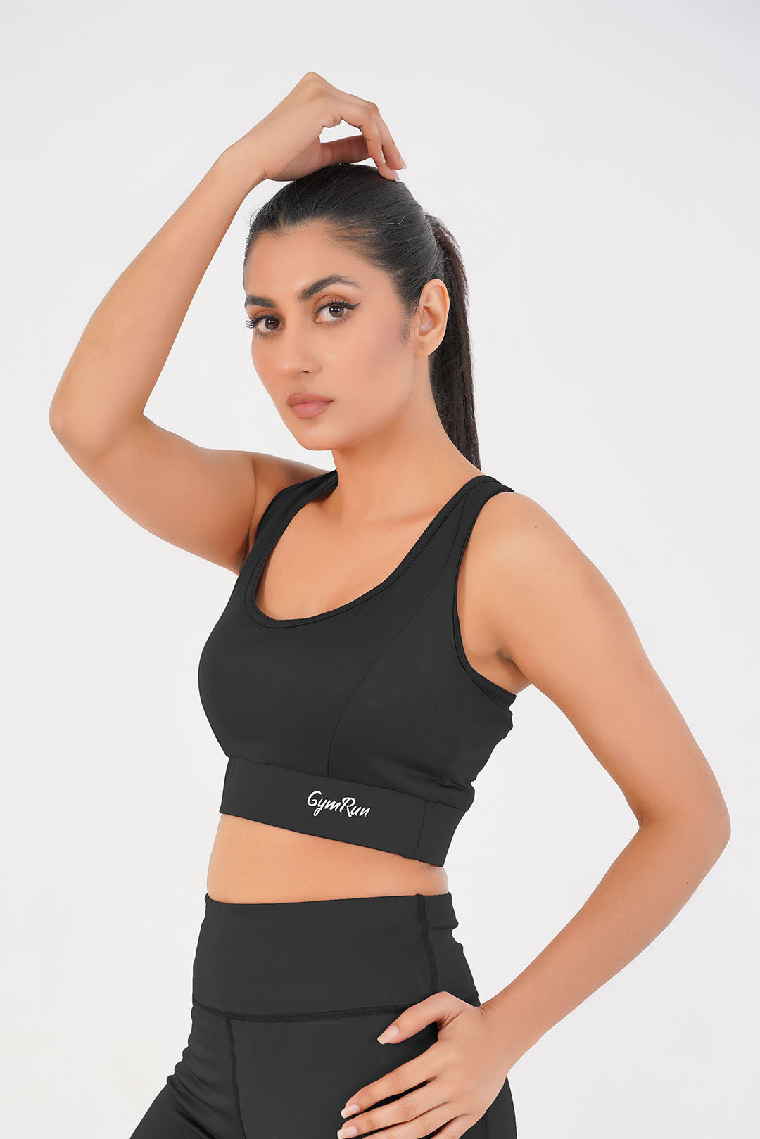 Ladies Basic Performance Sports Bra - Black