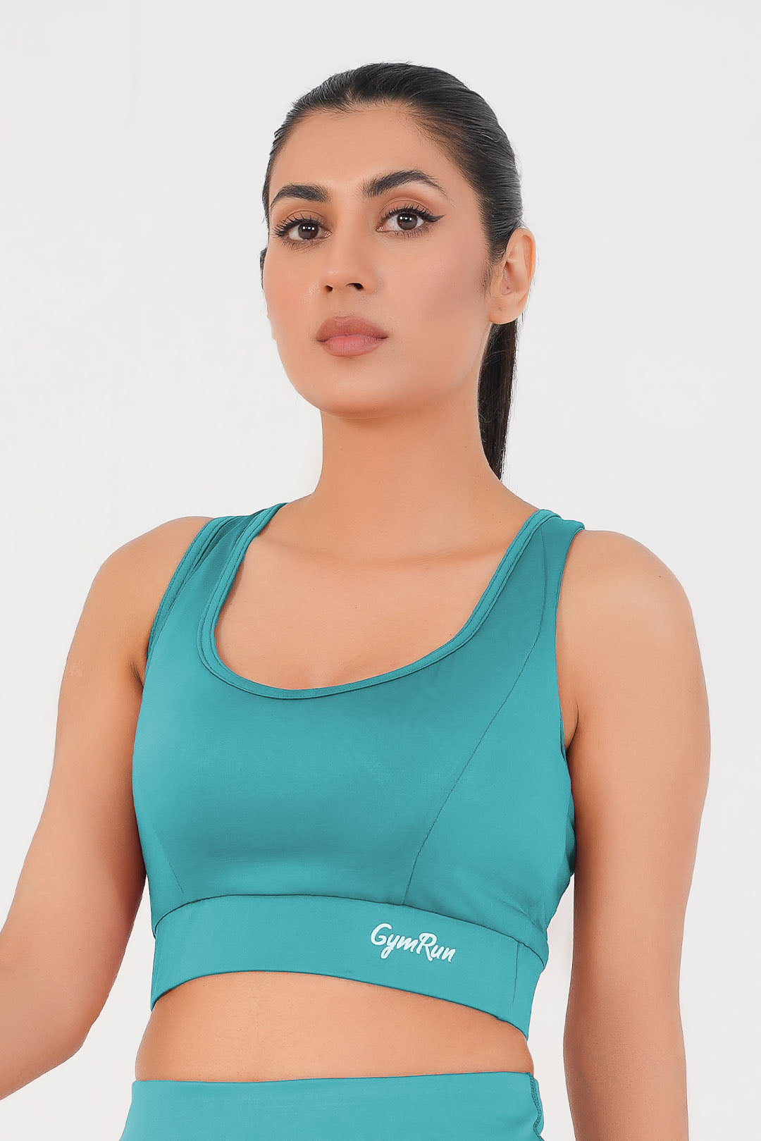 Ladies Basic Performance Sports Bra - Dusky Fern