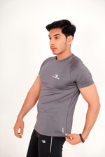 Breath Lite Tee - Grey - GYMRUN Activewear