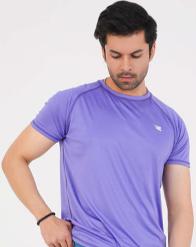 Men's Basic Performance T-Shirt - Blue Indigo