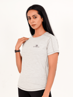 Everyday Hybrid T-Shirt - Light Grey - GYMRUN Activewear