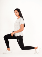 Everyday Hybrid T-Shirt - Light Grey - GYMRUN Activewear