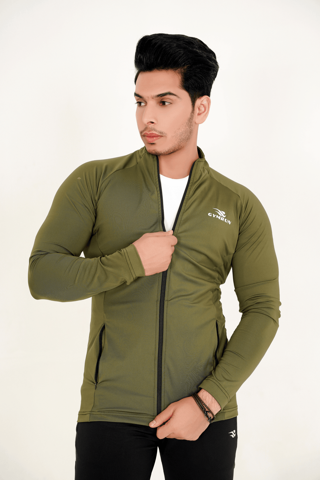 Everyday Men's Jacket - Olive - GYMRUN Activewear