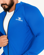 FlexFit Urban Jacket - Royal Blue - GYMRUN Activewear