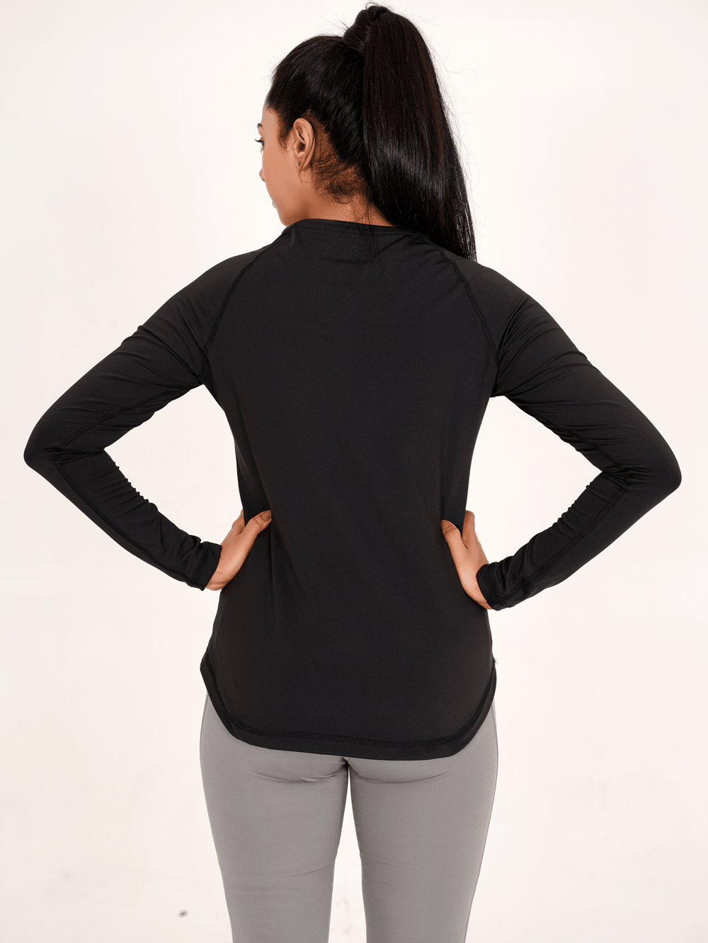 High-Tech Long Sleeve - Black - GYMRUN Activewear