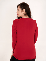 High-Tech Long Sleeve - Maroon - GYMRUN Activewear