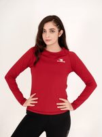 High-Tech Long Sleeve - Maroon - GYMRUN Activewear