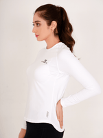 High-Tech Long Sleeve - White - GYMRUN Activewear