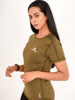 Hybrid Everyday T-Shirt - Olive - GYMRUN Activewear