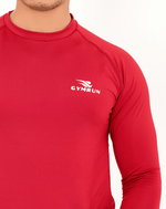 Hybrid Full Sleeve Shirt - Maroon - GYMRUN Activewear