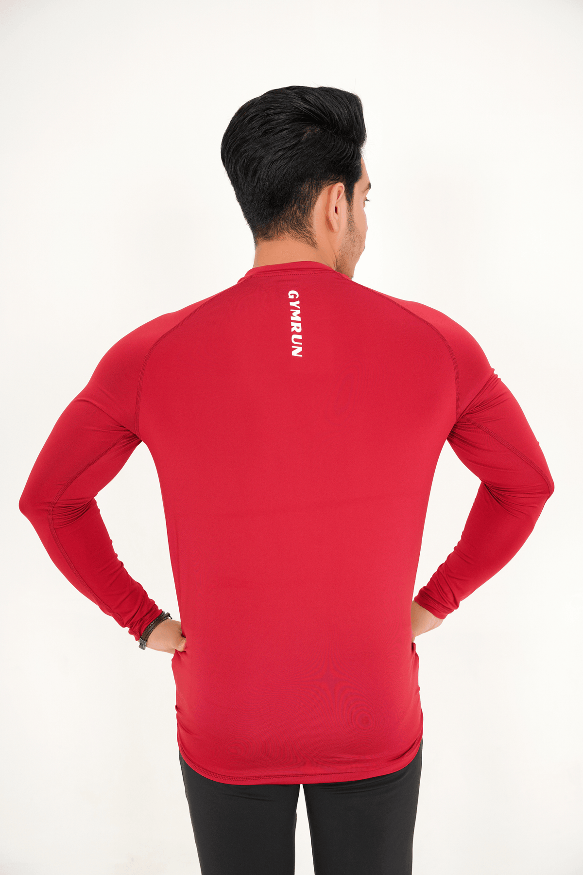 Hybrid Full Sleeve Shirt - Maroon - GYMRUN Activewear