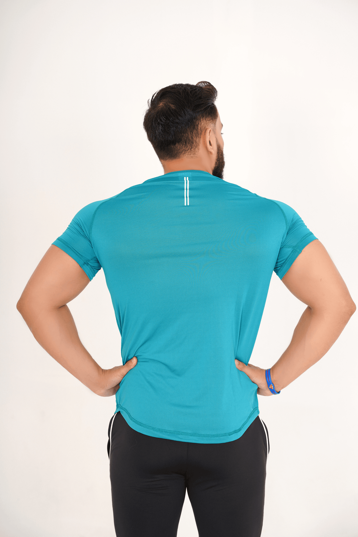 Hydro Mesh Tee - Teal - GYMRUN Activewear