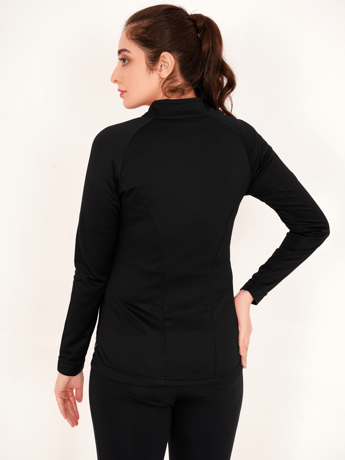Ladies' Performance Jacket - Black - GYMRUN Activewear