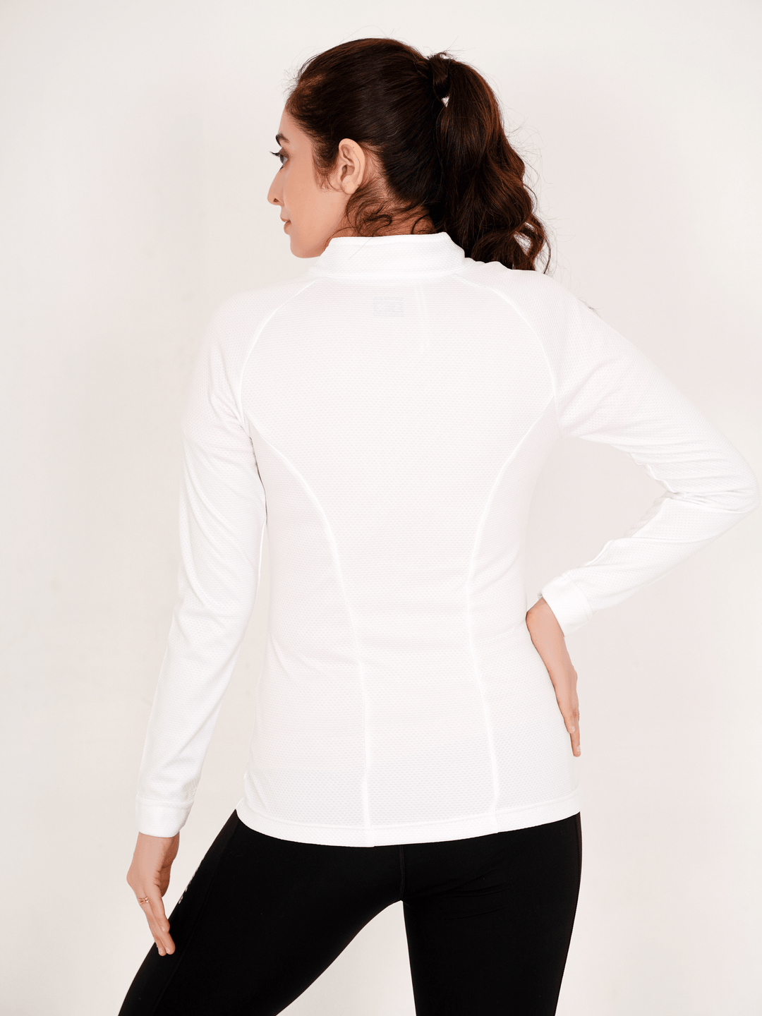 Ladies' Performance Jacket - White - GYMRUN Activewear