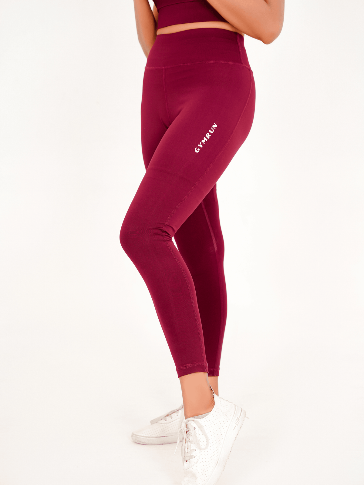 Ladies' Seamless Leggings - Maroon - GYMRUN Activewear